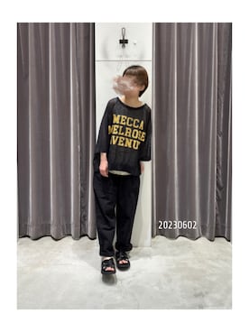 「ロゴニット」｜「アイテム（その他）」を使った、ふじあゆ٩( ᐖ )۶さん（レディース・149cm）の夏コーディネート