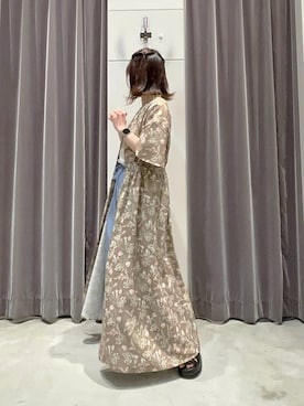 「Te chichi TERRASSE（テチチテラス）のアイテム（ワンピース/ドレス）」を使った、ふじあゆ٩( ᐖ )۶さん（レディース・149cm）の夏コーディネート