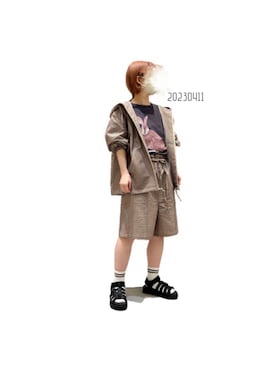 「アクティブ」｜「アイテム（パーカー）」を使った、ふじあゆ٩( ᐖ )۶さん（レディース・149cm）の春コーディネート