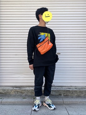 「Pilgrim（ピルグリム）のアイテム」を使った、　SUZUKI⭐︎さん（メンズ・166cm）の春コーディネート