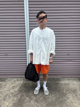 「BRIEFING（ブリーフィング）のアイテム（バッグ）」を使った、　SUZUKI⭐︎さん（メンズ・166cm）の夏コーディネート