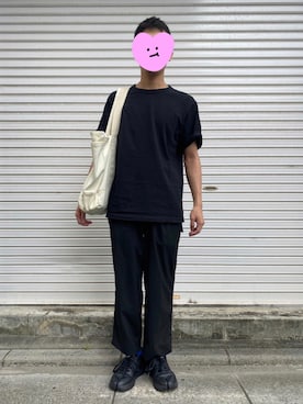 「CDG（シーディージー）のアイテム（バッグ）」を使った、　SUZUKI⭐︎さん（メンズ・166cm）の秋コーディネート