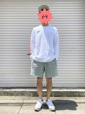 「BRAIN DEAD（ブレインデット）のアイテム（帽子）」を使った、　SUZUKI⭐︎さん（メンズ・166cm）の春コーディネート