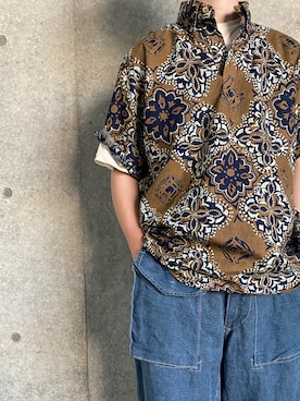 「45R（フォーティファイブアール）のアイテム（パンツ）」を使った、SHOさん（メンズ・165cm）の夏コーディネート