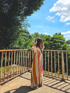 「PAMM（パム）のアイテム」を使った、ともえさん（レディース・158cm）の夏コーディネート