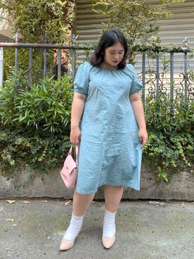 「blue」｜「アイテム（ワンピース/ドレス）」を使った、RUBY🍑RUBYさん（レディース・160cm）の春コーディネート