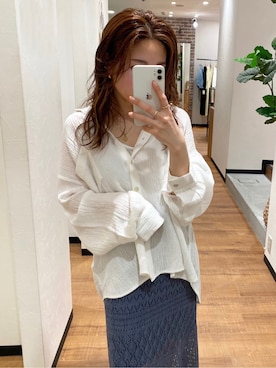 長谷千沙さん（レディース・159cm）の春コーディネート