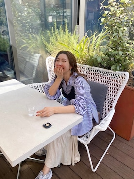 長谷千沙さん（レディース・159cm）の春コーディネート