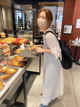 長谷千沙さん（レディース・159cm）の夏コーディネート