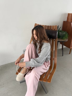 長谷千沙さん（レディース・159cm）の冬コーディネート