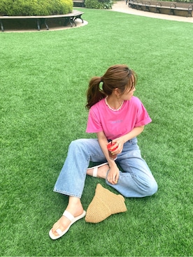 長谷千沙さん（レディース・159cm）の春コーディネート