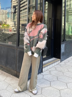 長谷千沙さん(レディース・159cm)の冬コーディネート