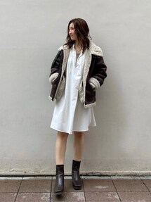 スキッパーボリュームワンピース スキッパーボリュームワンピース｜アングリッド（Ungrid