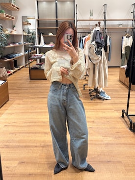 長谷千沙さん（レディース・159cm）の春コーディネート