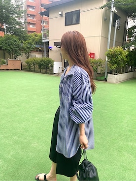 長谷千沙さん（レディース・159cm）の夏コーディネート