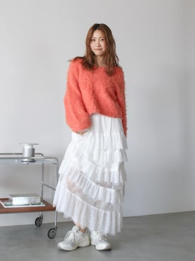 長谷千沙さん(レディース・159cm)の秋コーディネート
