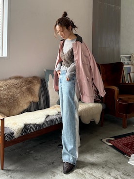 長谷千沙さん（レディース・159cm）の夏コーディネート