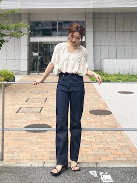長谷千沙さん（レディース・159cm）の夏コーディネート
