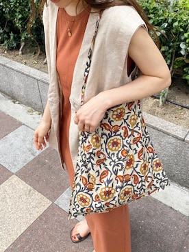 長谷千沙さん（レディース・159cm）の春コーディネート