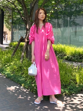 長谷千沙さん（レディース・159cm）の夏コーディネート