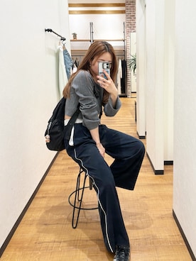 「Ungrid（アングリッド）のアイテム」を使った、長谷千沙さん（レディース・159cm）の春コーディネート