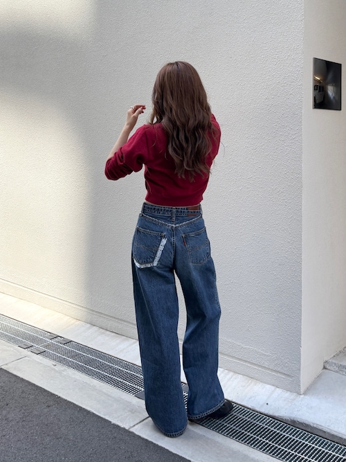 【百田夏菜子コラボ】レースコンビルーズデニム