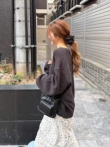 アングリッド♡チャンピオンコラボ♡ Ungrid（アングリッド） フリルスウェットカットソー「championコラボ