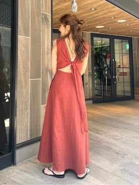 長谷千沙さん（レディース・159cm）の春コーディネート