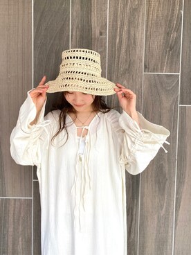 長谷千沙さん（レディース・159cm）の春コーディネート