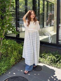 メッシュレースノースリワンピース｜アングリッド（Ungrid