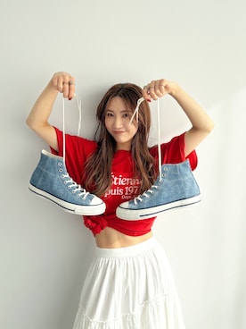 長谷千沙さん（レディース・159cm）の冬コーディネート