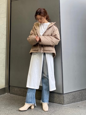 長谷千沙さん(レディース・159cm)の秋コーディネート