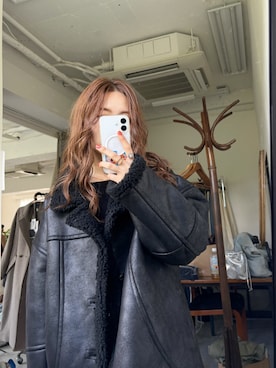 「アイテム（ブルゾン）」を使った、長谷千沙さん（レディース・159cm）の夏コーディネート
