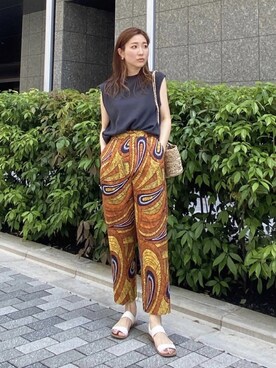 長谷千沙さん（レディース・159cm）の春コーディネート