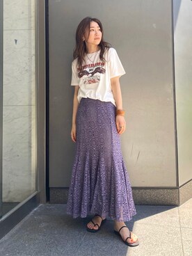 長谷千沙さん（レディース・159cm）の夏コーディネート