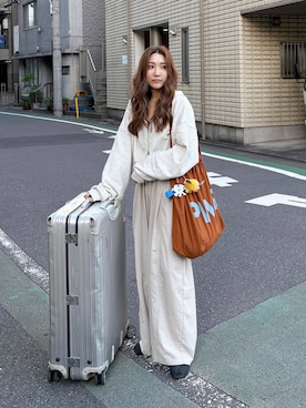 「ワントーンスタイル」｜長谷千沙さん（レディース・159cm）の秋コーディネート