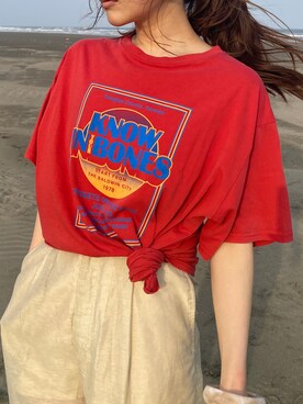 長谷千沙さん（レディース・159cm）の春コーディネート