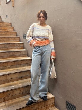 長谷千沙さん（レディース・159cm）の秋コーディネート