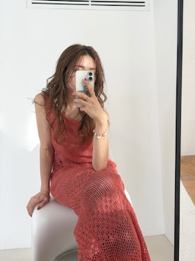 長谷千沙さん(レディース・159cm)の冬コーディネート