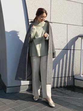 長谷千沙さん（レディース・159cm）の冬コーディネート