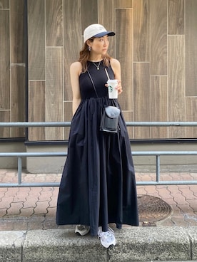 長谷千沙さん（レディース・159cm）の春コーディネート