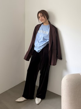 長谷千沙さん（レディース・159cm）の夏コーディネート