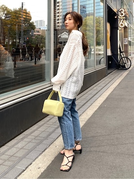 長谷千沙さん（レディース・159cm）の春コーディネート