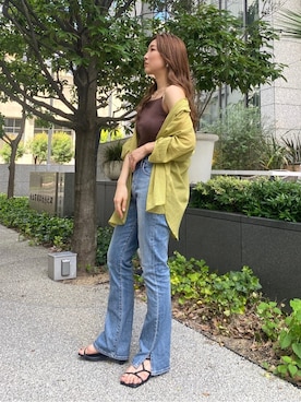 長谷千沙さん(レディース・159cm)の夏コーディネート