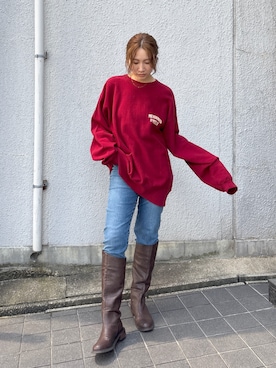 長谷千沙さん(レディース・159cm)の夏コーディネート
