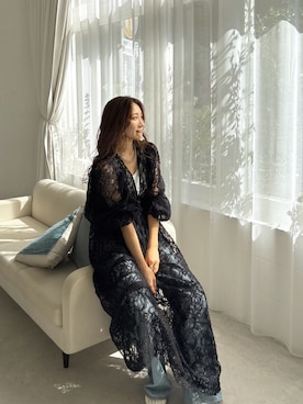 長谷千沙さん（レディース・159cm）の冬コーディネート