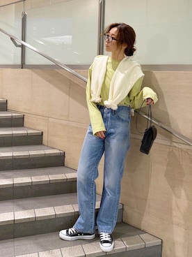 長谷千沙さん（レディース・159cm）の冬コーディネート