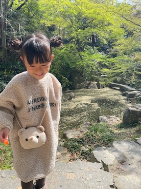 「petit main（プティマイン）のアイテム（その他シューズ）」を使った、Yuuuu071112さん（キッズ・110cm）の春コーディネート