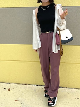 Rioさん（レディース・156cm）の夏コーディネート