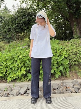 「PUBLUX（パブリュクス）のアイテム」を使った、ももさん（レディース・162cm）の春コーディネート